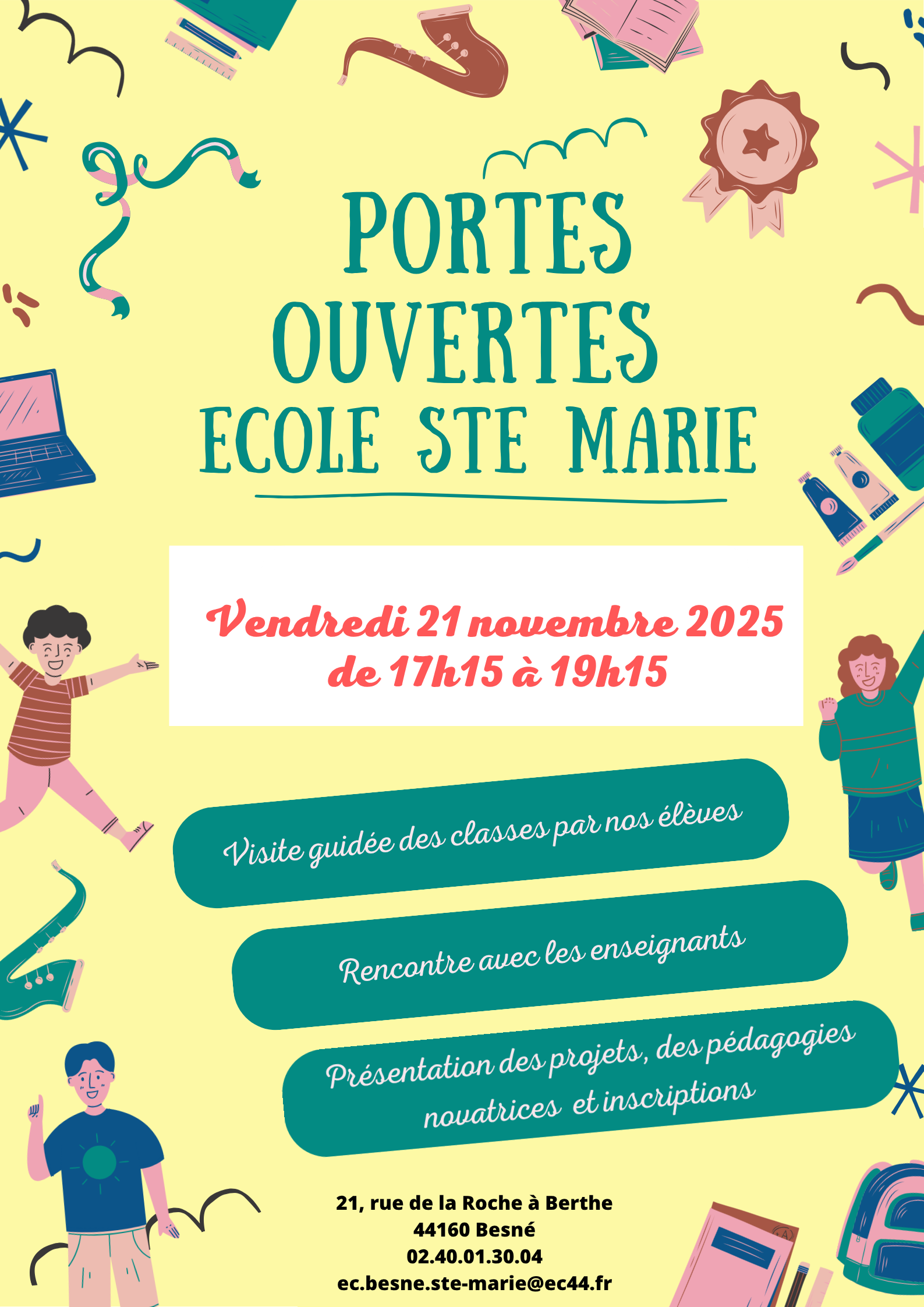 Affiche portes ouvertes 2025